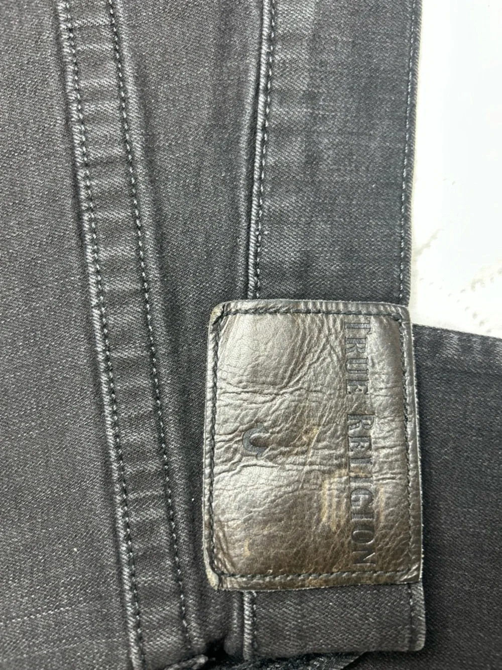True Religion Rocco Relaxed Skinny Jeans - Size 40
